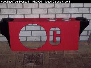 showyoursound.nl - GZG1 - Speed Garage Crew 1 - gzg1_013.jpg - Hier hebben we de frontplaat bekleed met skai.